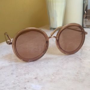 Large round sunglasses